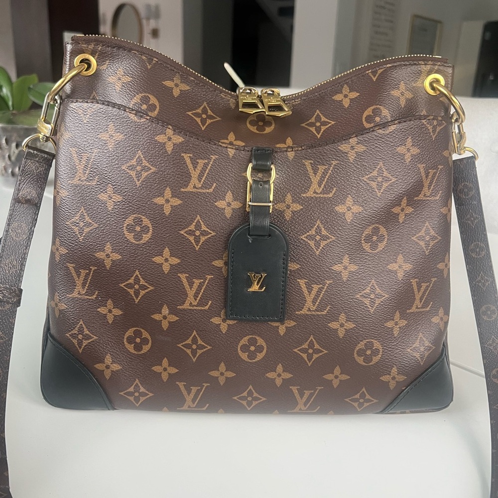Louis Vuitton Monogram Bag with Gold Accents